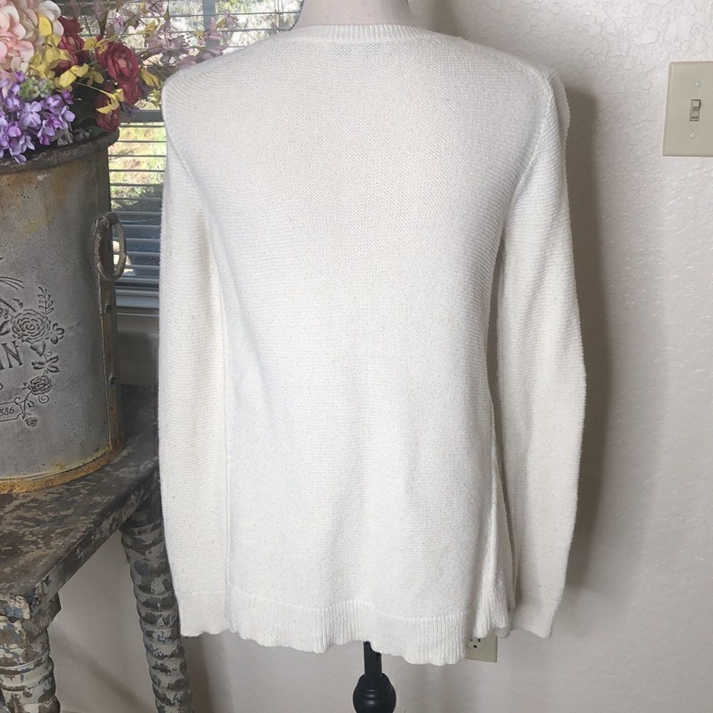 Madewell Natural Cotton Normcore Sweater Size S - Picture 5 of 12